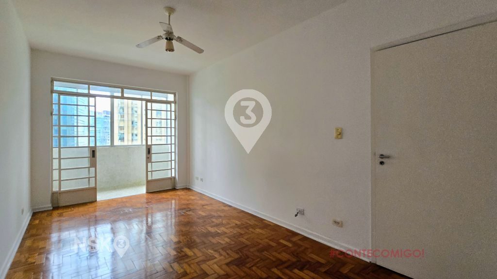 Apartamento com 1 Quarto para Locação, 57 m² por R$ 2.900,00