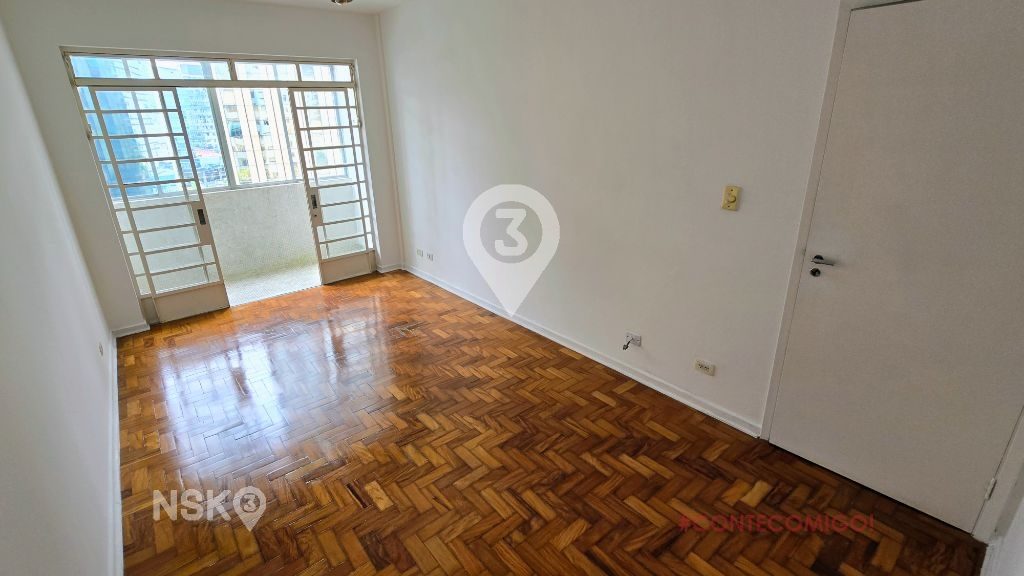 Apartamento com 1 Quarto para Locação, 57 m² por R$ 3.000,00
