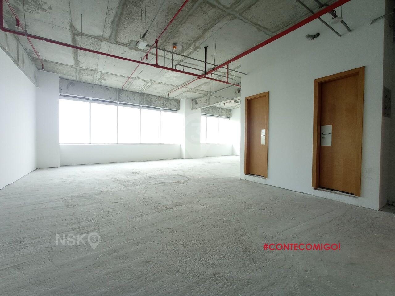 Sala Comercial com 2 Salas e 4 vagas para Locação, 115 m² por R$ 7.600,00