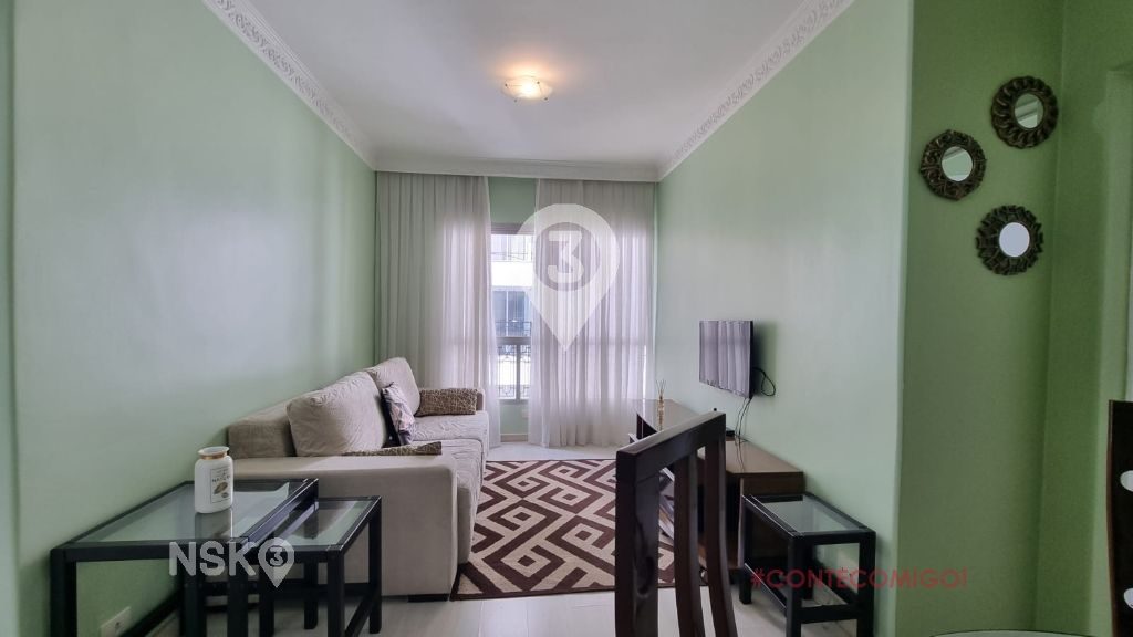 Apartamento com 1 Dormitorio a venda ao lado da Av. paulista - Mobiliado - 47m² - 1 vaga - Cod 45123